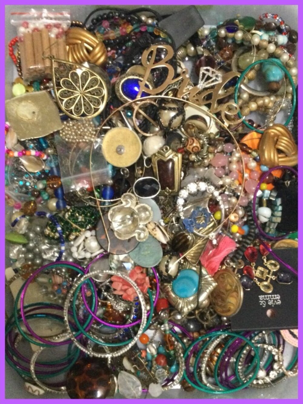 Partial Good,Craftable Jewelry Lot, 5 lbs